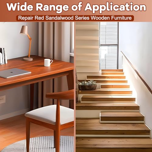 SYCOOVEN Furniture Wood Repair Marker, Scratch Fix Pen for Floors, Tables - Simple Paint Touch Up for Stains, Carpenters (Black)
