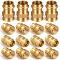 16 Pack 3/4" Press x 3/4" FIP Brass Press Fittings - color: Fip, size: 0.75 Inch