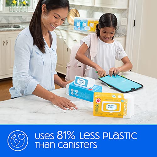 Nice 'N Clean Disinfecting Surface Wipes 304ct | Cleans & Disinfects Home & Kitchen Surfaces | Fresh & Lemon Scent - size: 304 Count (Pack of 1)