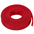 uxcell Expandable Sleeving, 1 1/4-inch 25ft Cable Sleeve, Red - color: Red, size: 1 1/4-inch x 25ft