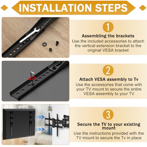 VESA TV Mount Extension Adapter Brackets