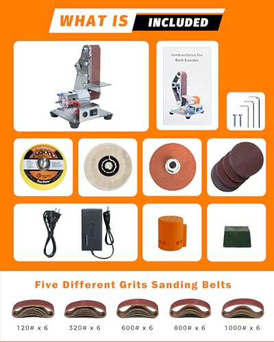 Mini Belt Sander, Electric Small Sander Knife Sharpener, 5.1''x6.7''x7.5'' - size: 5.1''x6.7''x7.5''