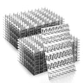 20 Pack 4 x 6 Inch Pronged Truss Plates, Galvanized Steel, 9 MM Tines - size: 4 x 6 INCH