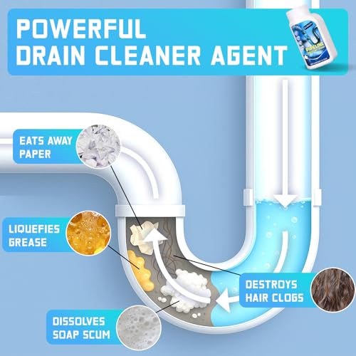 Pipeline Dredging Agent, Powerful Drain Cleaner, Kitchen Unblocker 1PCS - size: 1Pcs