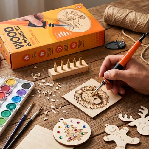 Wood Burning Kit for Adults Teens Beginners Easy to Use