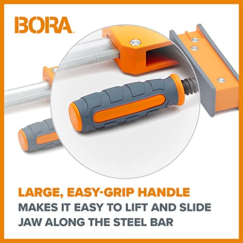Bora 31" Parallel Clamp Set, 2 Pack of Woodworking Clamps with Rock-Solid, Even Pressure, 571131T - size: 31"