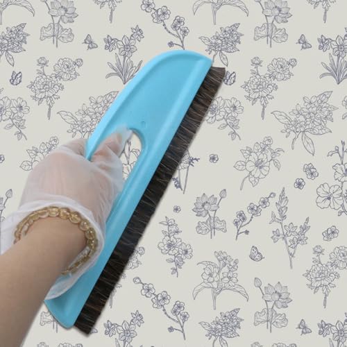 KUMGROT Smoothing Tool Kit Large Wallpaper Scraper with Graduated Measurements for Wallpaper Sticking Replacement, Blue
