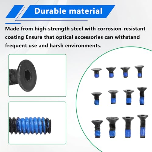 60 Pcs Red Dot Screw Kit, for Compatibility Across red dot Makes