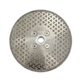 SHDIATOOL 5Inch Diamond Grinding Disc Cutting Wheel 5/8-11 Arbor for Marble - size: 5" Double(Thread:5/8"-11)