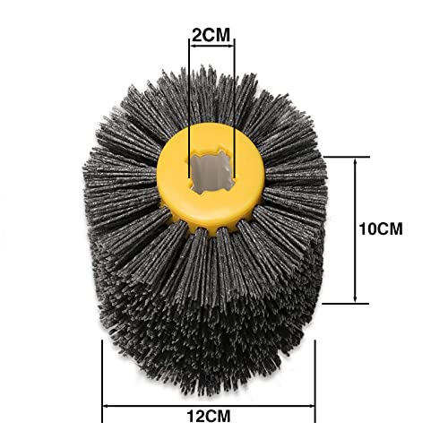Shinboc 4.7 x 4 Inch Surface Conditioning Tool, 80 Grit Nylon Drawing Wheel - style: 80 Grit