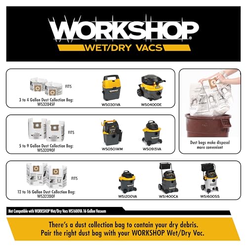 WORKSHOP Wet/Dry Vacs WS25052A 2-1/2-in. Car Cleaning Vacuum Attachment Kit