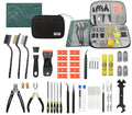 60PCS 3D Printer Cleaning Tool Kit for Bambu Lab, Nozzle Cleaning Needles, Deburring Tools, Scraper, Pliers, Tweezers, Cutting Mat, Glue Stick, Complete Accessories Set with Storage Bag