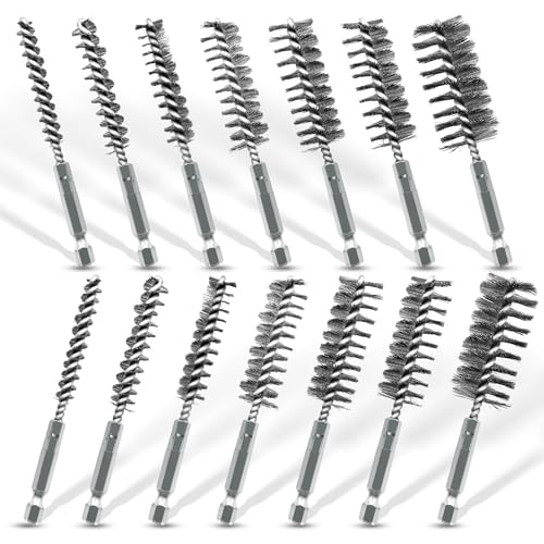 Stainless Steel Wire Brush for Drill with 1/4 Inch Hex Shank