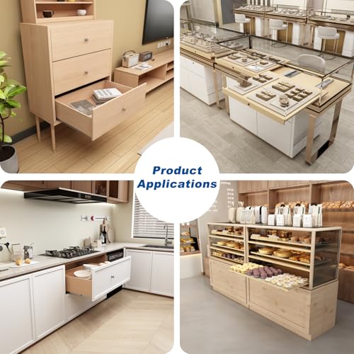 VADANIA #BK54 14" Undermount Drawer Slide, Soft Close - size: 14 Inch, style: Soft Close