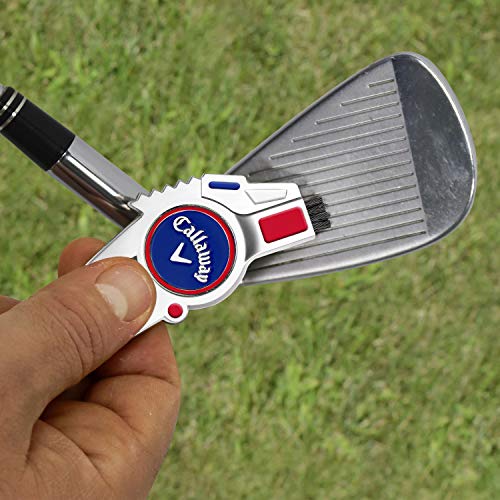 Callaway 4-in-1 Golf Divot Repair Tool - color: Red/White/Blue