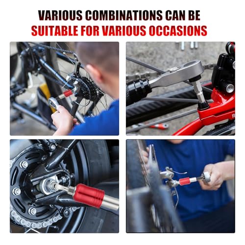 15Pcs Bike Repair Kit Portable, Mini Bicycle Tool set Compact - style: 15Pcs Tool Kit