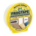 FrogTape Delicate Surface Painters Tape with PAINTBLOCK, 2 Inch Wide (1.88 in. x 60 Yds), Low Adhesion, Ideal for Freshly Painted Walls, Trim & Surfaces, Yellow, 1 Roll (280222) (Pack of 8) - size: 1 Roll, 1.88 Inch Wid (Pack of 8)