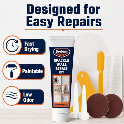 Drywall Repair Kit, Wall Spackle Paste with Scraper for Holes and Cracks