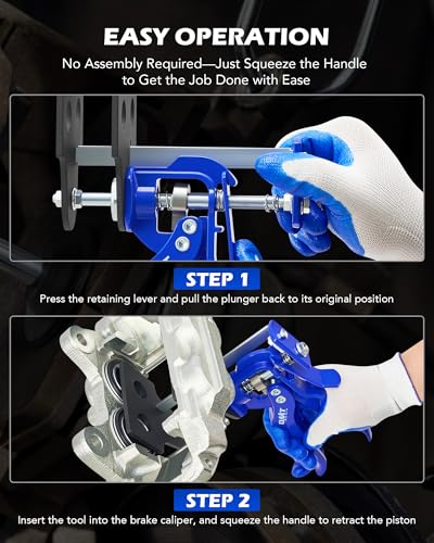 OMT Brake Caliper Piston Compressor Tool for Single Dual Quad Pad
