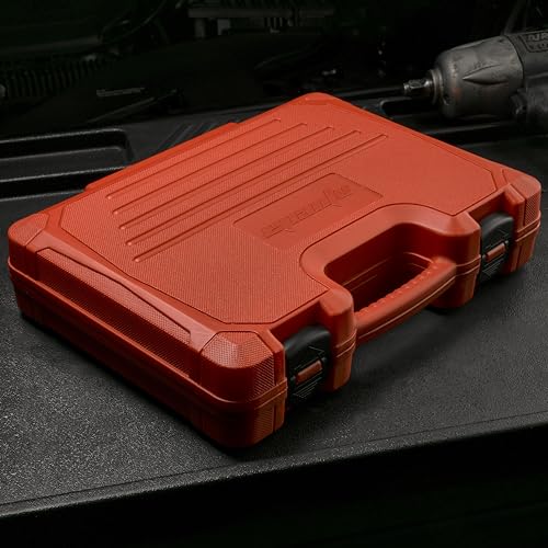 EPAuto 1/2-Inch Drive Metric Deep Impact Socket Set, 10-24 Nm - color: Orange/Black