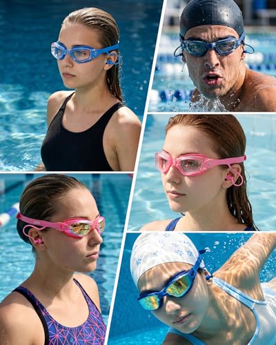 Aegend Swim Goggles, Swimming Goggles No Leaking Full Protect Adult Youth - color: Blue