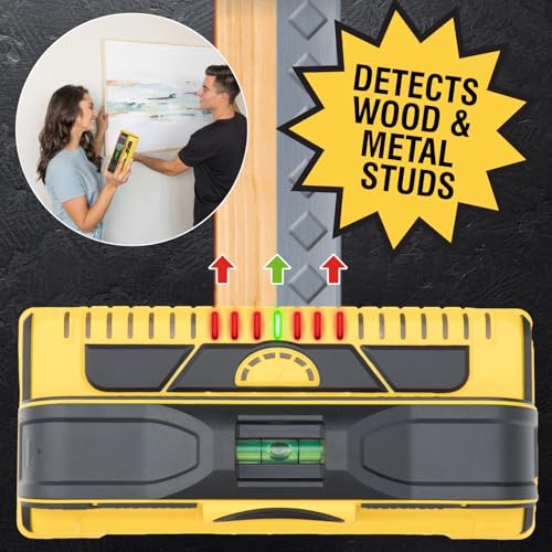 Franklin Sensors ProSensor M210 13-Sensor Stud Finder, Live Wire Detection - color: yellow