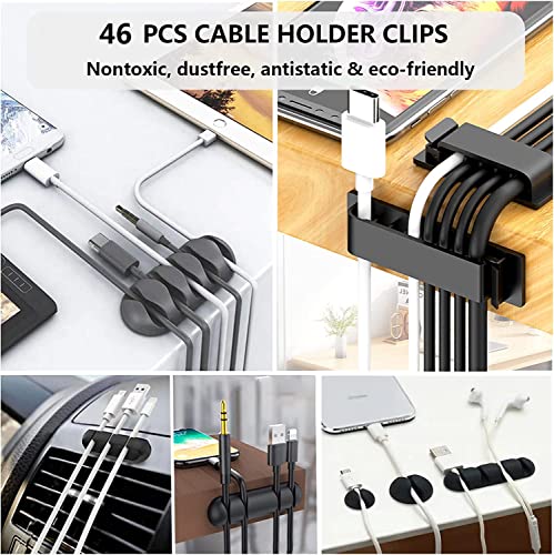 N NOROCME 192 PCS Cable Management Kit 4 Wire Organizer Sleeve