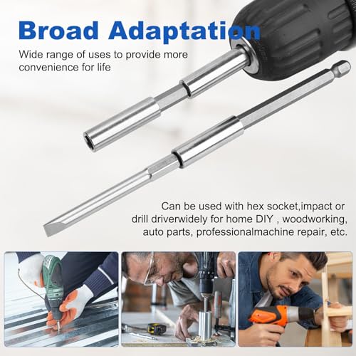 Rocaris 2.36 Inch Strong Magnetic Drill Bit Extension Holder, 5 Pack - style: 5 Pack