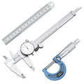 HDLNKAK Dial Caliper 0.001” with Micrometer 0.001”, Stainless Steel Ruler