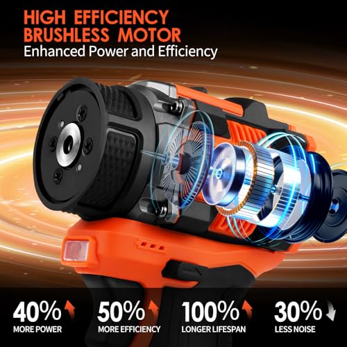 Brushless Small Sander with 36PCS Sandpapers, 2 Variable Speed Cordless Sander (0-500/0-3000 RPM), 2600mAh Battery, Mini Compact Design Electric Sander for Wood, Metal, Paint Removal, and DIY Projects - size: 1 X 2600mAh Battery Kit