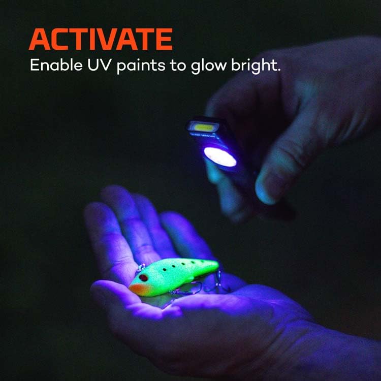 NEBO Slim Mini UV Flashlight | 150 Lumens, 4 Light Modes, Rechargeable & Portable Ultraviolet Light, Magnetic Base & Durable Clip, Waterproof, Detector Pocket Flashlight, Includes Charging Cable - style: UV Light
