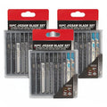 Contractor Jigsaw Blades Set, 30-Piece T-Shank Jig Saw Blades Assortment for Wood, Plastic & Metal Cutting - Includes T118A,T118B,T101AO, T101D,T101B,T101BR, T111D,T111C with Durable Storage Case