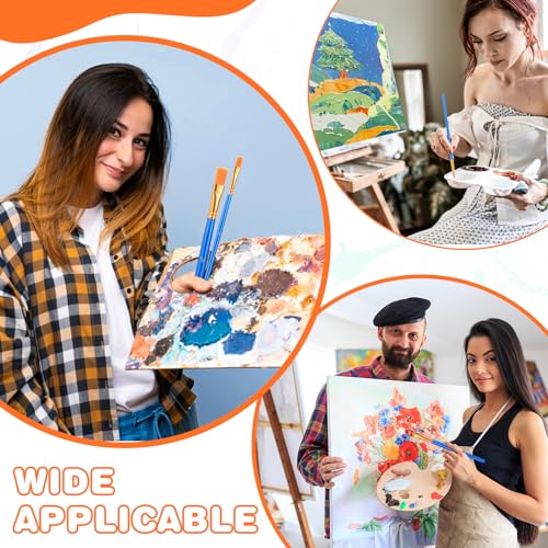 ESRICH 20PCS Paint Brushes, Paint Brush for Acrylic Painting - color: Blue, size: 20