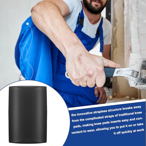Seenelling 2 Pairs Knee Pads Inserts for Work Pants Double Foam Cushion Knee Pads Inserts for Tactical Pants, 6 x 9 Inches Soft Construction No Strap Knee Pad Soft Inner Liner for Men