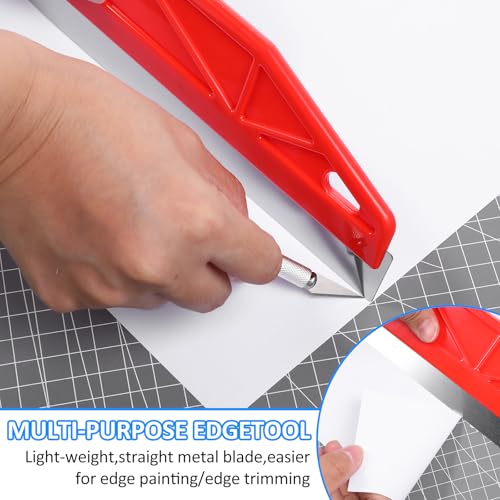Wallpaper Smoothing Tools,Wallpaper Tool Kit with Squeegee Smoother,Seam Roller,Wallpaper Brush, Smoothing Tool Kit for Applying Peel and Stick Wallpaper, Vinyl Backsplash Tile