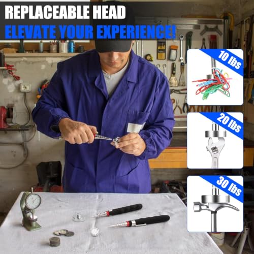 3PCS Telescoping Magnetic Pick Up Tool Extendable up to 31" - size: 3 Telescop