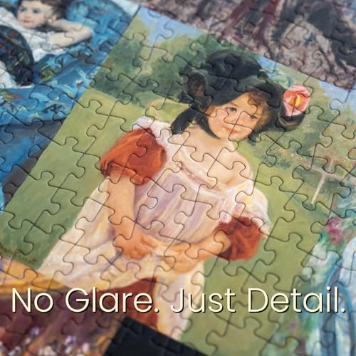 American Impressionism: The Works of Mary Cassatt, Premium 1000 Piece Jigsaw Puzzle for Adults, Glare-Free, Soft-Touch Puzzles, Made in USA, Puzzle Lovers Gift Ideas, 26.6" x 19.25" - color: American Impressionism: the Works of Mary Cassatt