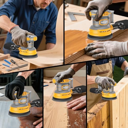Cordless Orbital Sander Compatible For Dewalt 20V 60V With Dust Collector - style: SANER 20V 60V