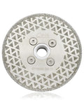 SHDIATOOL 4 Inch Diamond Grinding Disc Cutting Wheel 5/8-11 Arbor for Stone - size: 4" Single(Thread:5/8"-11)
