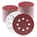 100Pcs 5 Inch Sanding Discs 320 Grit, Round Hook and Loop Sandpaper for Random Orbital Sander Pads(320 Grit) - style: 320G 100pcs