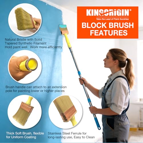 16-Piece Paint Roller Kit, 9"&4" Rollers with 3ft Extension Pole - color: 16 Pack, 9" & 4" roller
