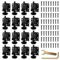 LOSCHEN 16 PCS Heavy Duty Adjustable Leveling Feet for Furniture,Hexagon Nuts Lock Furniture Legs Levelers,for Table, Cabinets, Workbench,Shelving Units and More