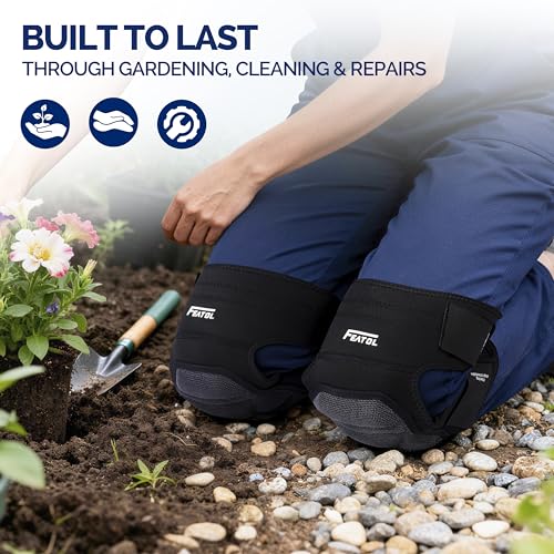 FEATOL Knee Pads for Work Men Women, Soft Foam Cushioning