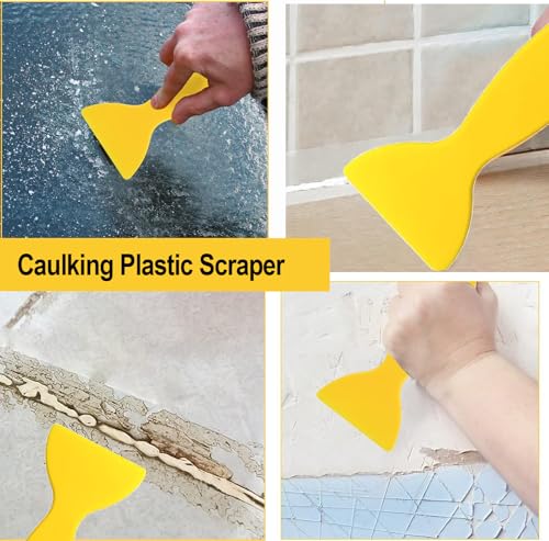7pcs Caulking Tool Kit, Metal Ball Tile Caulk Finishing Tools