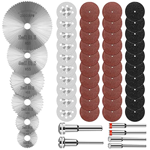 shengbenhao 52Pcs Cutting Discs Set Compatible with Dremel Rotary Tool