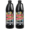 Instant Power Hair & Grease Drain Opener & Clog Remover, 1 Liter, 2 Pack - size: 33.8 Fl Oz (Pack of 2)