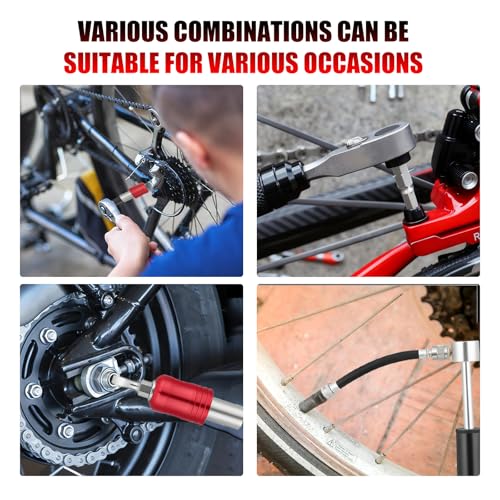 28Pcs Bike Repair Kit Portable, Mini Bicycle Tool set Compact - style: 28Pcs Bike Tool Kit