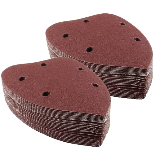 25 Pcs Mouse Detail Sander Sandpaper, 150 Grit, 5 Hole - size: 150 Grit - 25 Pcs