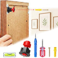 Picture Hanging Tool Kit with Ink Markers for Keyhole and Sawtooth Hangers