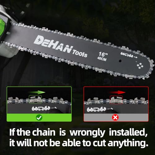 16" Brushless Cordless Chainsaw, Battery Powered Chain Saw - size: 16 inch Handheld